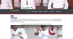 Desktop Screenshot of karatecanberra.com.au